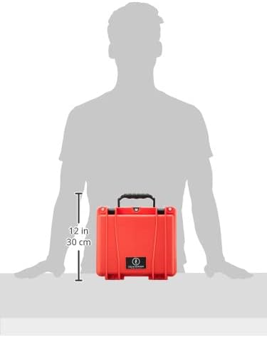 Seahorse 300 Heavy Duty Protective Dry Box Case with Accuform Foam - TSA Approved/Mil Spec / IP67 Waterproof/Airtight/USA Made for First Aid Kits, Emergency Box, Camera