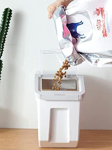 RUIAN 2pcs Rice Food Container, Food Storage Box With Lid and Shovel, Airtight Kitchen Storage Container for Storing Dry Food, Cat/Dog Food Storage Container, Large