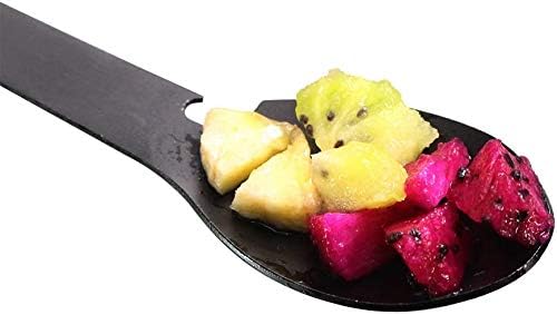 WILDAIR Stainless Steel Spork Camping Utensil with Knife Spoon Fork Bottle Can Opener 5 in1 Functional Multi Flatware