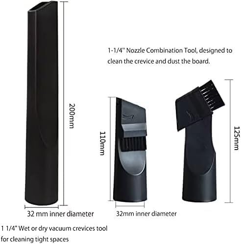 Vacuum Attachments Accessories, 2 1/2" to 1 1/4" Shop Vac Hose Adapter, 7 Pack