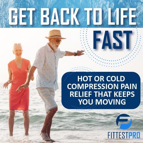 Knee Ice Pack Wrap (XL) for Pain Relief, Reusable Hot and Cold Therapy Wrap for Swelling, Recovery, and Therapy for Arthritis, Meniscus Tear and ACL