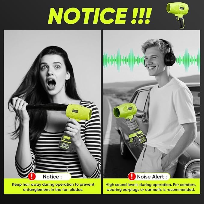 Portable Dust Cleaner, Leaf Blower Cordless, Handheld Blower, Hand Blowers for Lawn Care, Patio Cleaning, Leaves and Dust Blowing, 4.0Ah Battery and Charger Included (1 Battery)