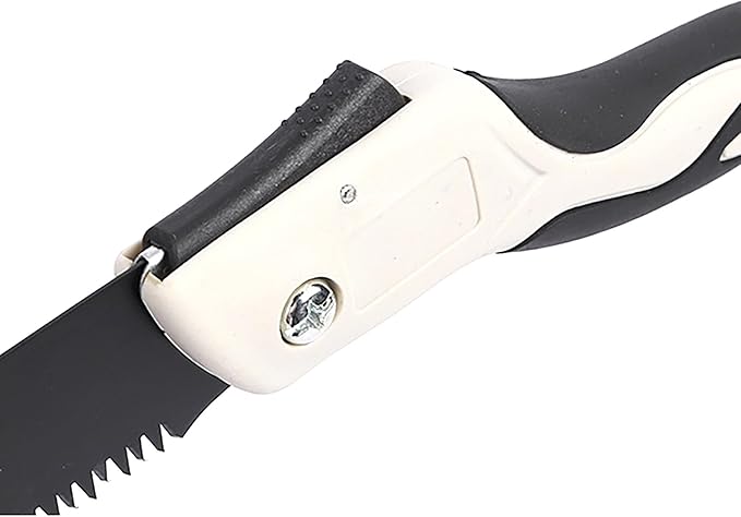 Folding Saw with Rubber Handle, 20.4 Inch Manganese Steel SK-5 Blade Pruning Saw for Hunting, Gardening, Camping and Trimming (blade 27cm)