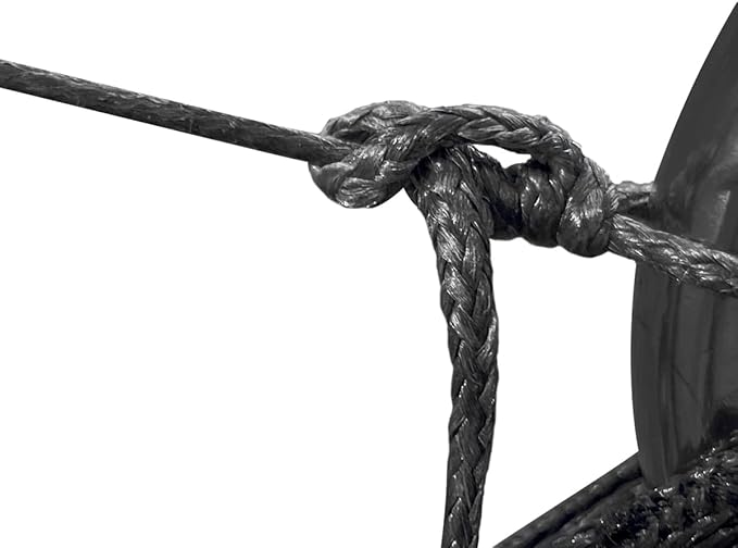 emma kites Hollow UHMWPE Braided Cord 1.3mm, 1.6mm, 2mm Spliceable for Tent Guyline Tarp Hammock Ridgeline Whoopie Sling Bear Bagging for Camping Backpacking