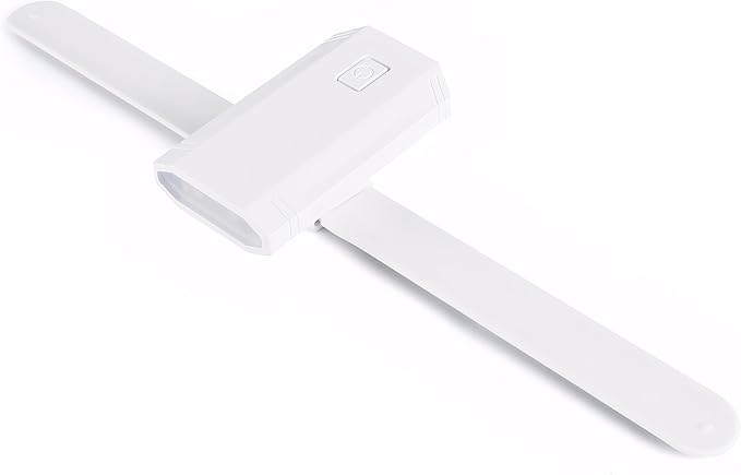 LED Wrist Flashlight, 3 Color temperatures, 360 Degree Adjustable, Suitable for Nighttime Cycling, Running, Fishing, and Reading