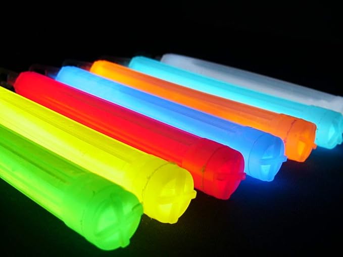Emergency Glow Sticks - 6 Inch 12 Hour Long Lasting Military Grade Glow Sticks - Bulk Box of 50