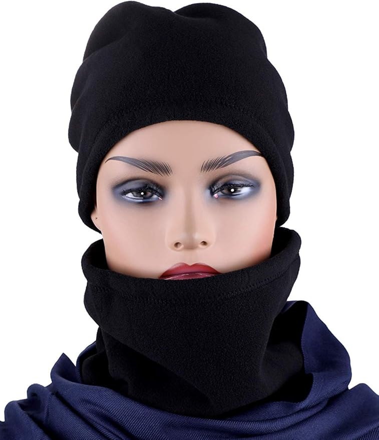 Tatuo Winter Neck Warmer Gaiter for Men Women Ski Fleece Winter Scarf Windproof Face Mask for Skiing Hiking Cycling