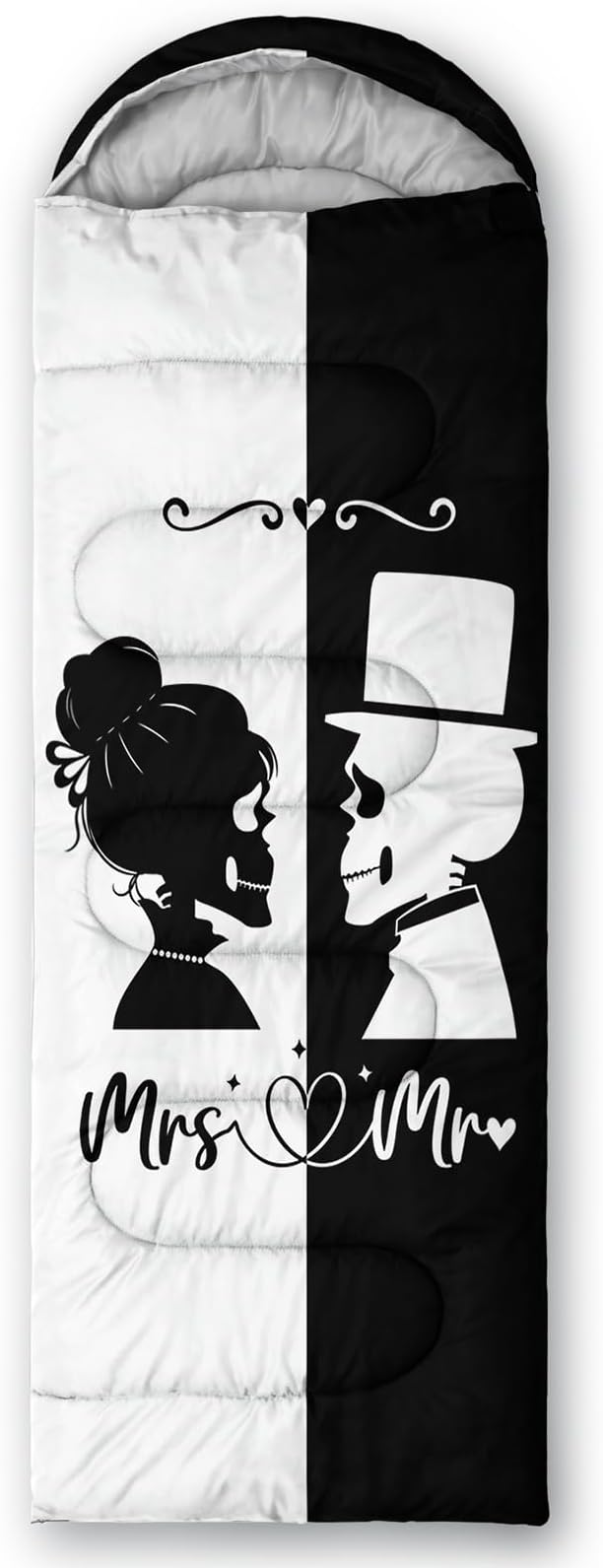 AILONEN Pink Lovely Rabbit Sleeping Bag for Girls Kids Adults,Warm and Cool Weather,Lightweight,Waterproof Backpacking,Cartoon Flowers Printed Bunny Sleeping Bag for Camping