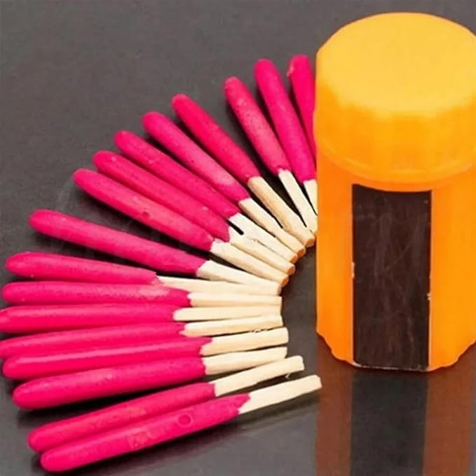 Waterproof Matches Survival Kit,Stormproof Matches with Case,20pcs Stormproof Fire Starter,20 pcs/Barrel Matches,Emergencys Fire Starter Matches for Hiking Camping Outdoor Surviva