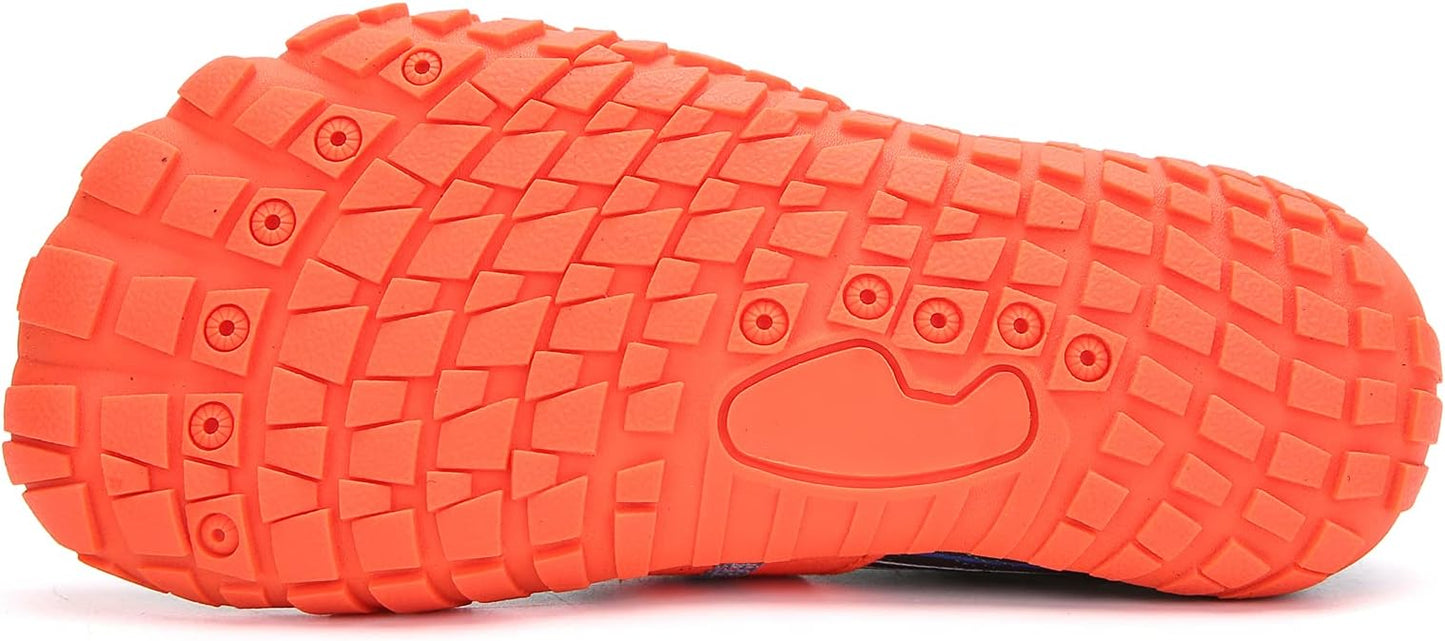 UBFEN Water Shoes for Kids Boys Girls Aqua Socks Barefoot Beach Sports Swim Pool Quick Dry Lightweight Toddler Little Big Kid