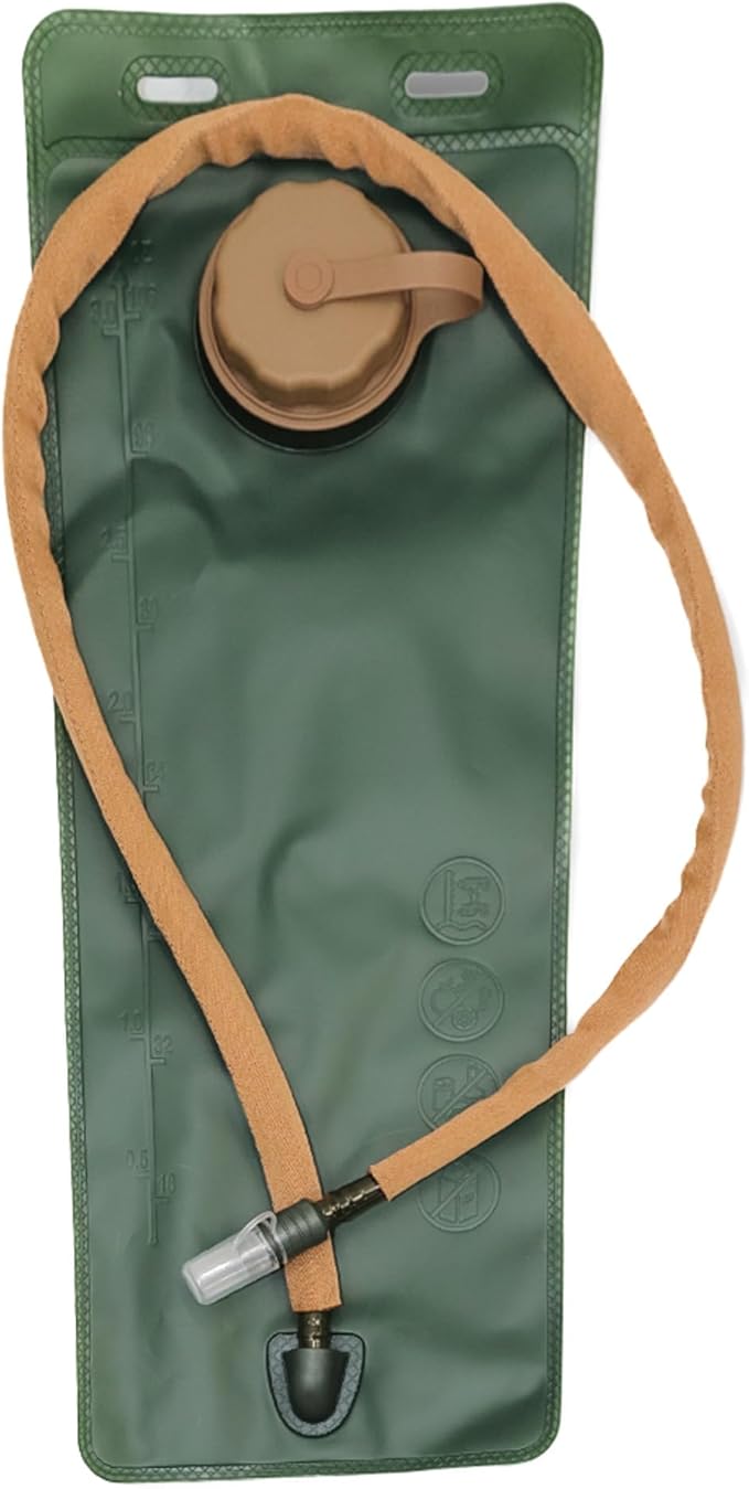 M MCGUIRE GEAR Hydration Bladder, 3L/100 oz. Water Bladder, Leak Proof Hydration Pack, Water Reservoir with Insulated Drinking Tube for Hiking, Cycling, and Biking