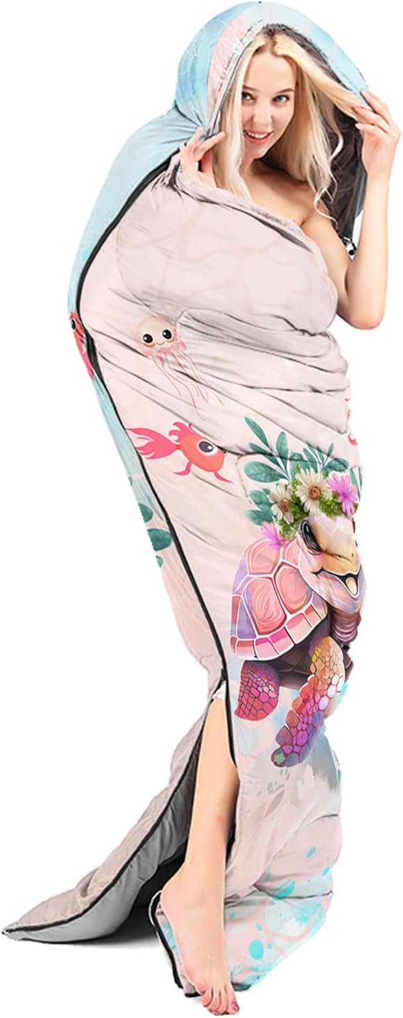 CVHOUSE Camping Sleeping Bags,3 Season Warm & Cool Weather,Lightweight,Waterproof Sleeping Bags for Adults & Kids,Traveling,and Outdoors,Camping Gear Equipment