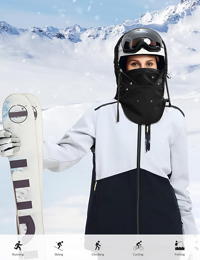 baleaf Balaclava Ski Mask Winter Water Resistant Face Mask for Women Men Cold Weather Gear Skiing Snowboarding Neck Gaiter