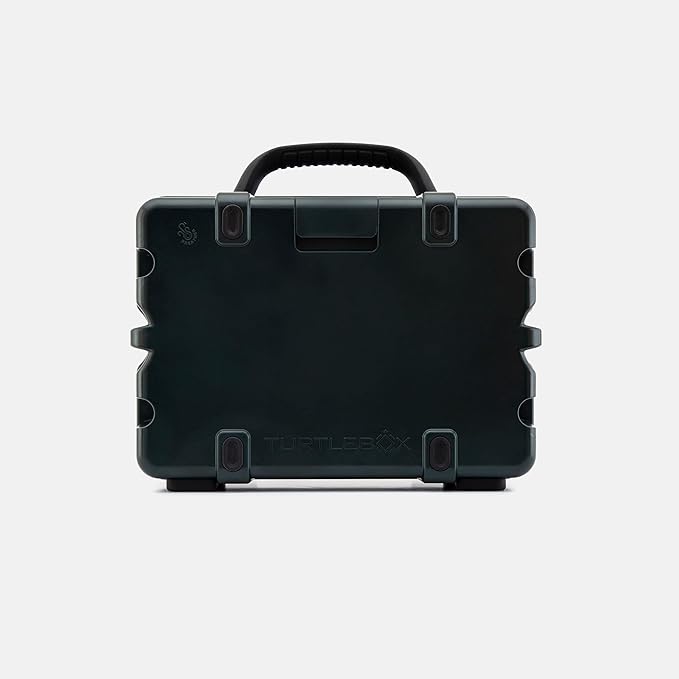 Turtlebox Original Gen 3: Portable Outdoor Bluetooth Speaker – Ultra-Loud (120dB), Waterproof (IP67), Rugged, Impact-Resistant, 3-Day Battery | Party Mode: Unlimited Pairing for Stereo Sound, Green