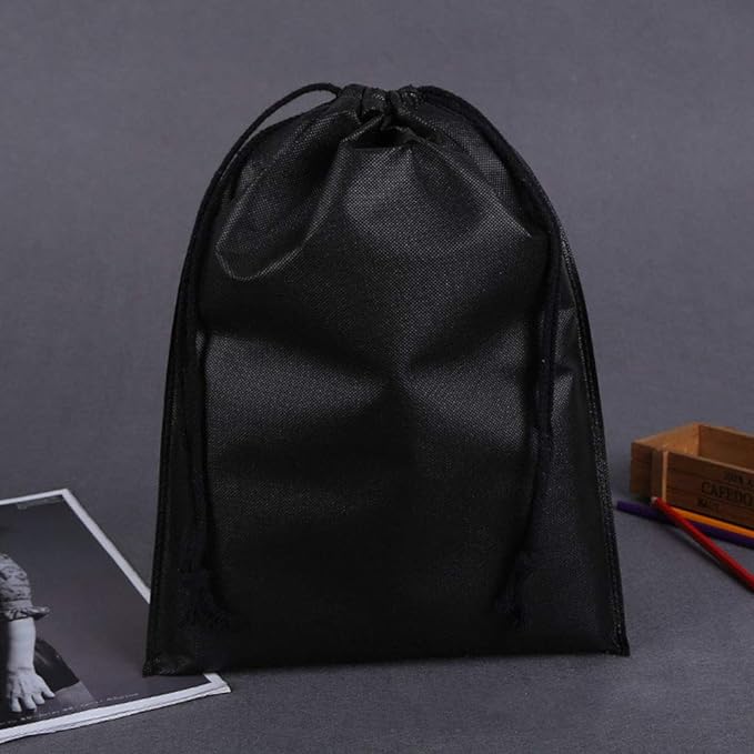 Soft Cotton Rope, 32 feet / 10m Rope, 8mm Thick, Soft Rope, Long Rope, Soft Tying Rope (Black+Red+Bag)