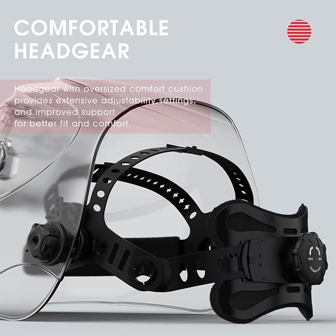 YESWELDER Auto Darkening Welding Helmet, Blue Light Blocking, 1/1/1/1 True Color Solar Powered Welding Hood with 2 Arc Sensors, Wide Shade 3.5/9-13 Welder Mask for TIG MIG ARC and Grind