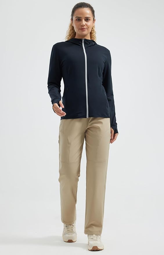 Libin Women's Hiking Pants Lightweight Quick Dry Cargo Pants Casual Safari Work Travel Clothes Petite/Regular/Tall