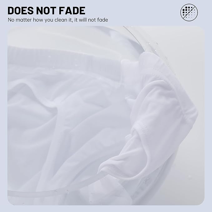 BAMBOO COOL Men's Underwear Briefs Fabric Covered Waistband Underwear Breathable Briefs with 3D Pouch Tagless Panties for Men