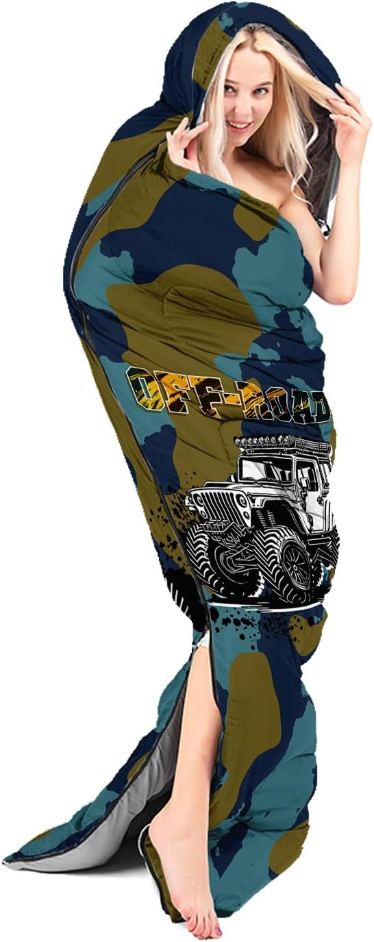 Sleeping Bags for Adults and Kids Backpacking Camping Sleeping Bags for Girls and Boys Lightweight Waterproof Cold/Warm 3-Season