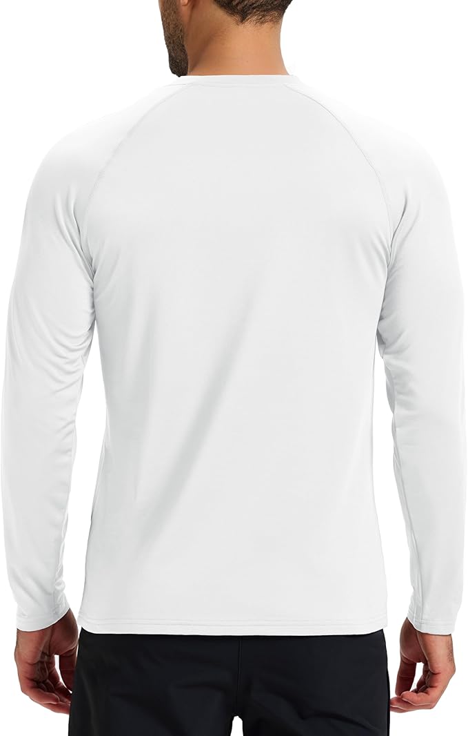 Boladeci Men's Thermal Underwear Tops Fleece Lined Base Layer Long Sleeve Shirts for Cold Weather