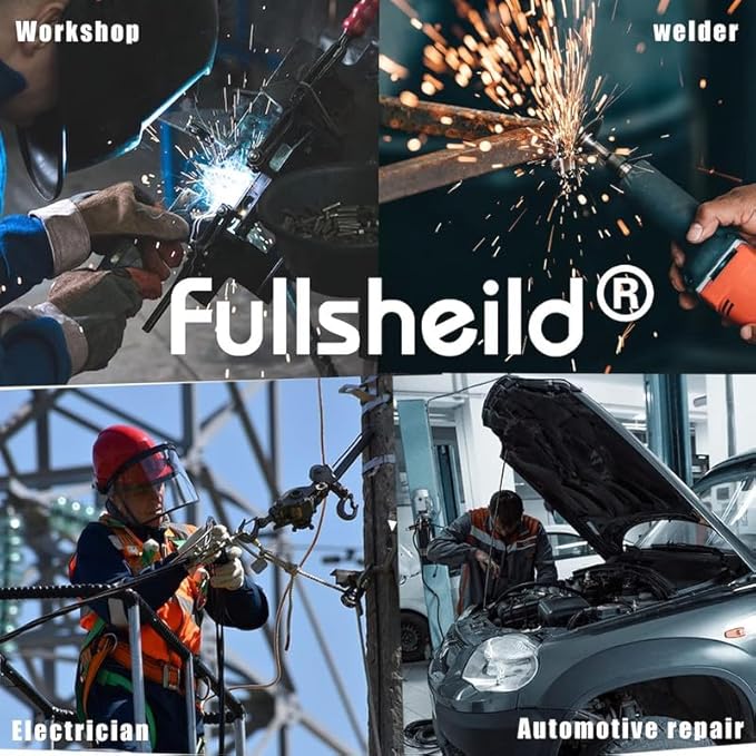Fullsheild Reversible Welding Cap, Lightweight Cotton Comforts for Safety and Protection, FR 6 Pannel Printed Caps