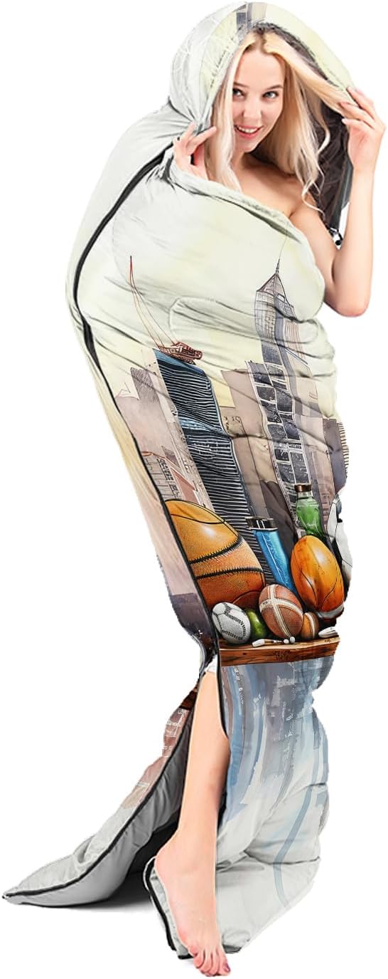 Sleeping Bags for Adults and Kids Backpacking Camping Sleeping Bags for Girls and Boys Lightweight Waterproof Cold/Warm 3-Season