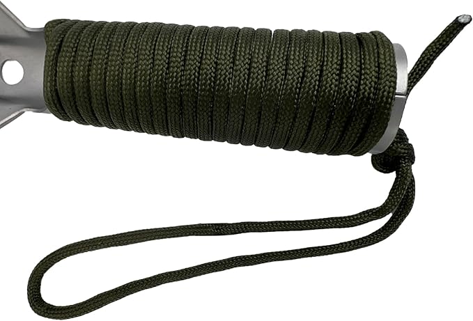 Small Camping Shovel, 9 in 1 Mini Hand Shovel, Portable Backpacking Trowel, Ultralight Compact Multitool for Camping, Gardening, Outdoor Survival, Silver