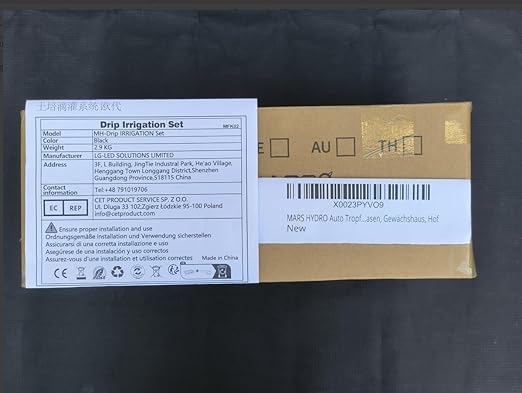 MARS HYDRO 2025 New Auto Drip Irrigation Kits with 13 Gallon Foldable Bucket, 24W Upgraded Water Pump, 8 Drip Emitters, Garden Watering System for Grow Tent Indoor, Lawn, Greenhouse, Yard