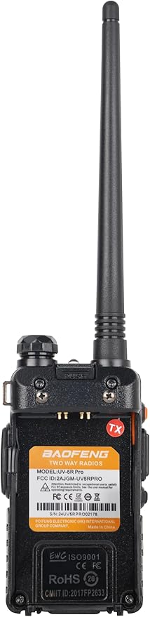 Baofeng UV-5R 8W High Power Ham Radio with 4pcs Batteries, Dual Band Long Range Two Way Radio Walkie Talkie Ham Radio Handheld with Earpiece,Speaker Mic,Charger and Antenna Full Kit (2 Pack)