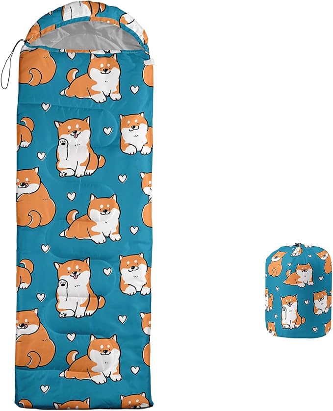 Camping Sleeping Bags Warm & Cool Weather Waterproof Backpacking Sleeping Bag All Seasons Camping, for Adult Kids Boy Girls Camping Gear Equipment, Traveling