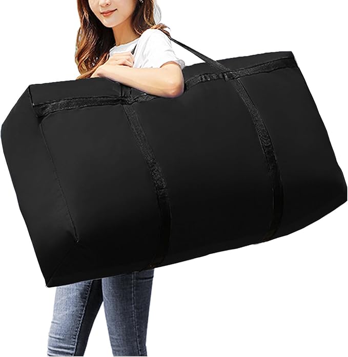 WITERY 180L Large Storage Bags - Big Moving Bags Heavy Duty with Zippers & Handles, Alternative to Moving Boxes and 39Inch Storage Tote for Space Saving, Travel, Clothes, Blankets, Pillows, Bedding