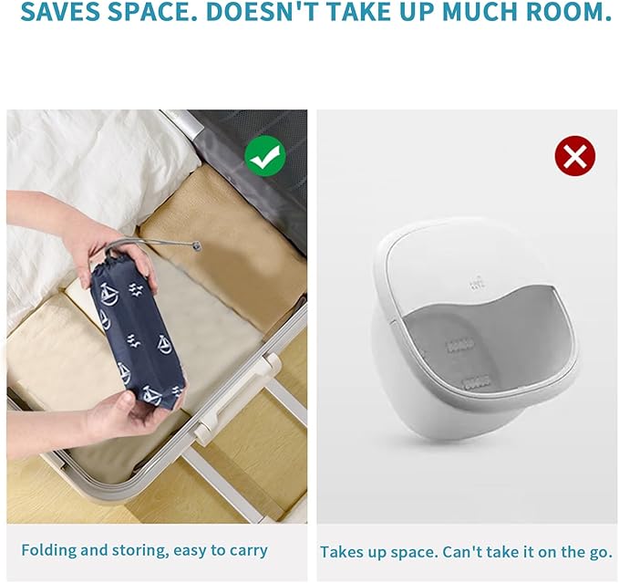 Collapsible Bucket for Soaking Feet-25L Portable Travel Foot Bath Tub, Foot Soaking Bath Basin Portable, Foot Spa Soaking Feet Home Pedicure Basin Outdoor Camping