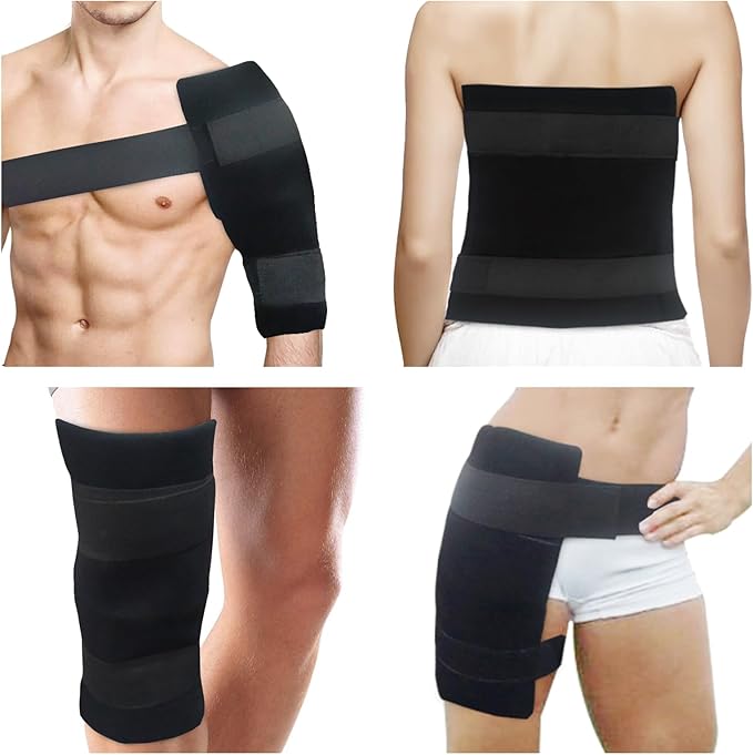 Gel Soft Flexible Ice Packs for Injuries - Reusable Freezer Cold Pack, Hot Cold Compress Therapy Cooling Gel Pad Wrap for Shoulder, Hip, Knee, Back, Leg, Injury, Swelling, Bruises, Surgery - 11" x 14"