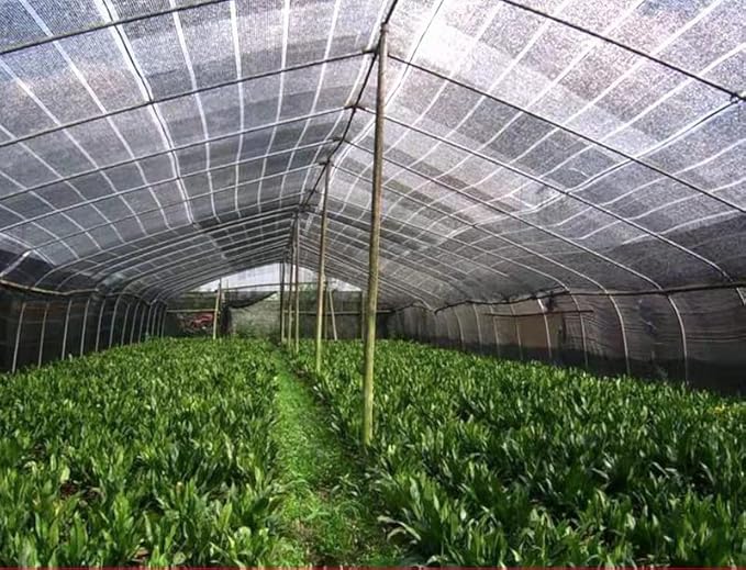 10 x 20 FT Black Shade Cloth with Grommets, 40% Garden Shade Mesh Tarpfor Plants Greenhouse Garage Pools