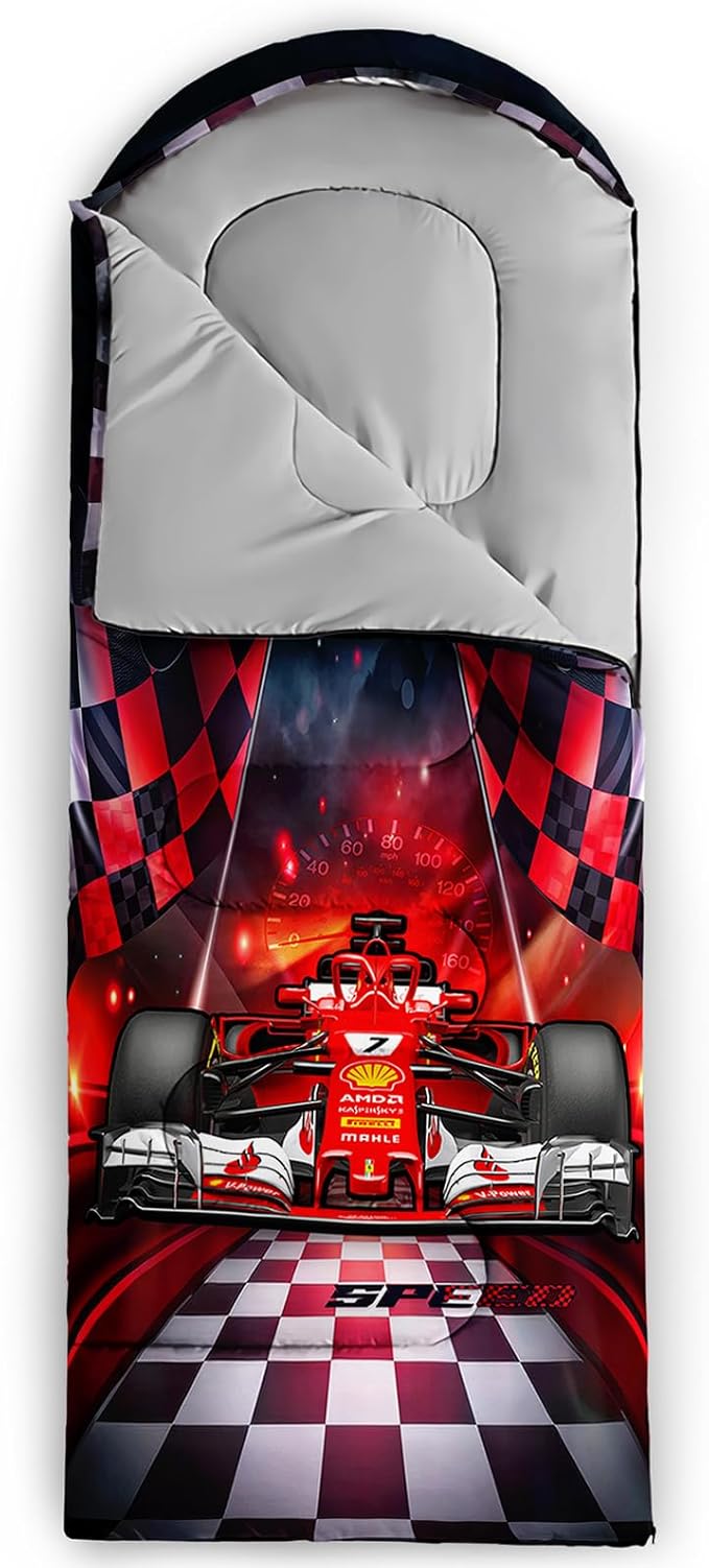 Print sleeping bag,sleeping bags,Outdoor Camping Sleeping Bag,Suitable For Children Boys And Girls Portable,Waterproof,Compact And Lightweight,Great For Outdoor Camping,Backpacking And Hiking