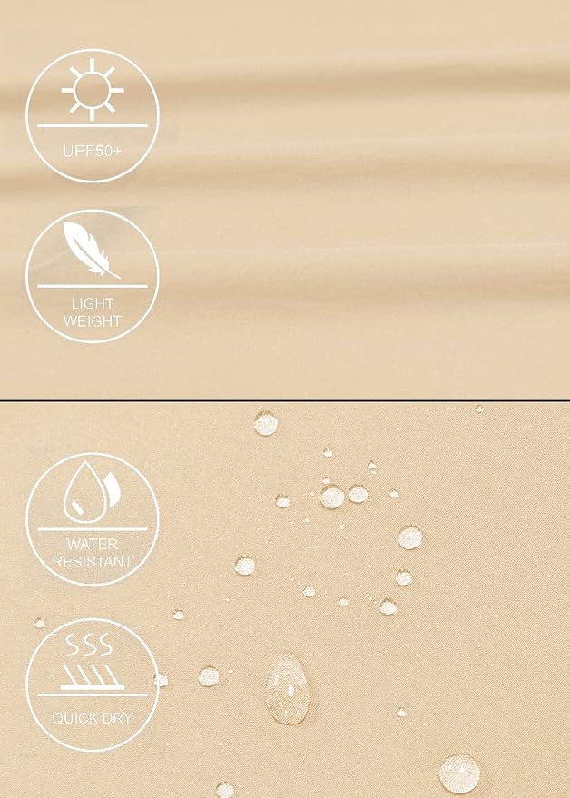 GymBrave Women's Hiking Cargo Pants Quick Dry Outdoor Camping Capris Water Resistant UPF 50 with Zipper Pockets