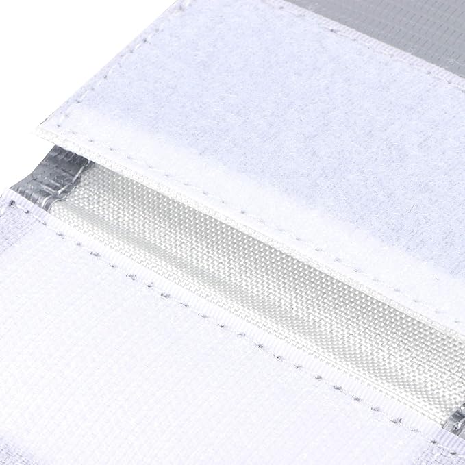 Lipo Battery Guard Bag - Fireproof Explosion Proof Portable Charging Bag With Loop Fastener for Flammable and Explosive Products