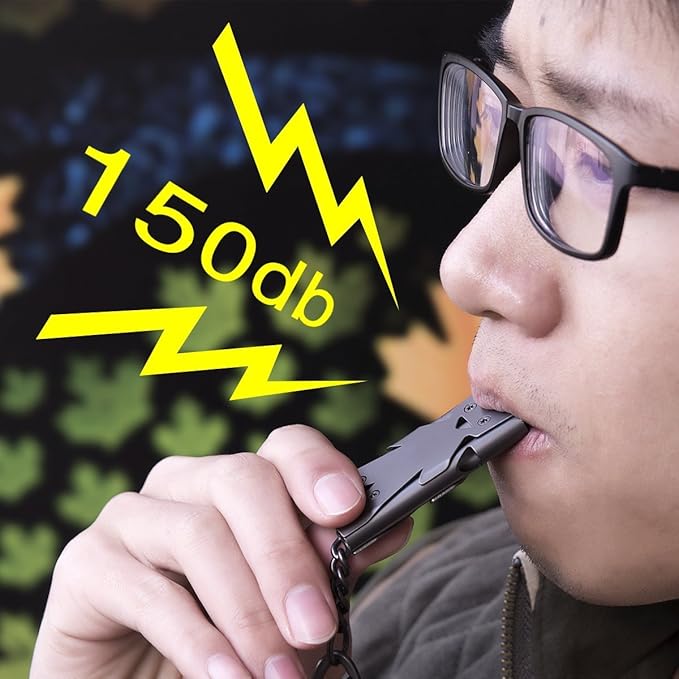 Whistle Emergency Whistles Keychain Rape Whistle Stainless Steel High Decibel Whistles … …