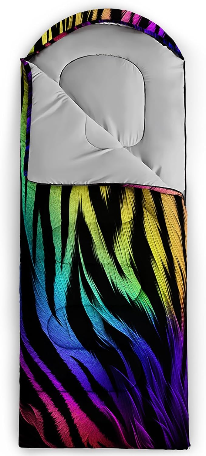 Print sleeping bag,sleeping bags,Outdoor Camping Sleeping Bag,Suitable For Children Boys And Girls Portable,Waterproof,Compact And Lightweight,Great For Outdoor Camping,Backpacking And Hiking