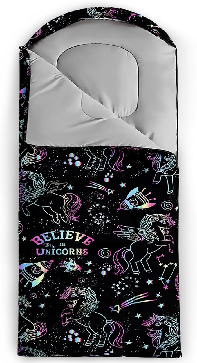 Print sleeping bag,sleeping bags,Outdoor Camping Sleeping Bag,Suitable For Children Boys And Girls Portable,Waterproof,Compact And Lightweight,Great For Outdoor Camping,Backpacking And Hiking