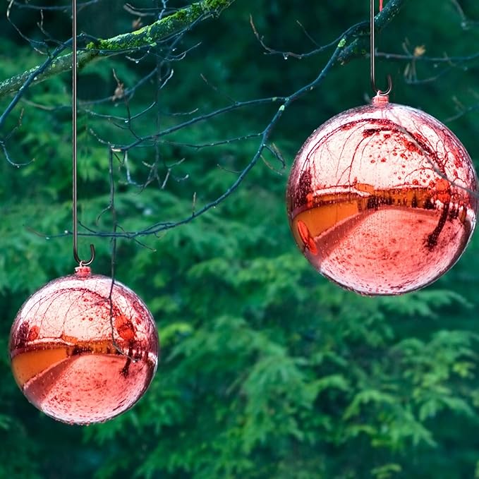 6 Pack 36 Inch Large S Hooks for Hanging Plants Black Metal Plant Hanger Long Outdoor Hanging Tree Hooks for Tree Branch, Bird Feeder, Basket, Lantern, Indoor Closet, Garden