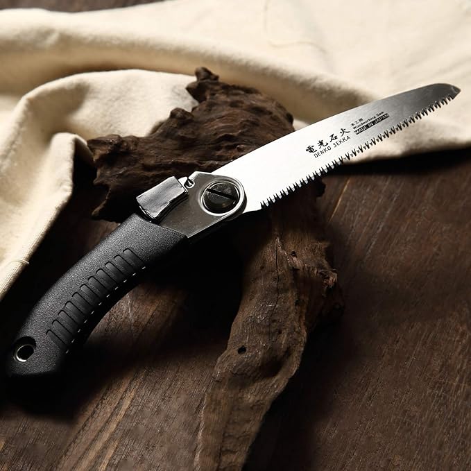 Japanese Pull Saw, Long Handle with Precision Blade and Cutting Power, Heavy Duty Woodworking Saw Replacement Blade