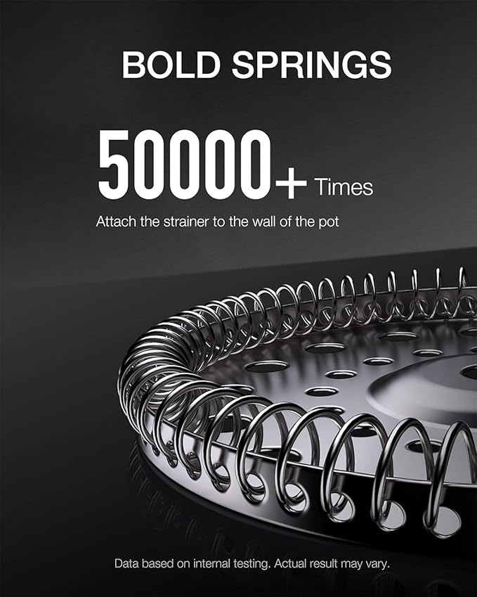 BAYKA French Press Coffee Maker 34 Ounce 1 Liter, Borosilicate Glass Stainless Steel Brewer, Large Portable Cold Brew Cafetera Teapot for Kitchen Travel Camping Coffee Bar Accessories, Dark Pewter