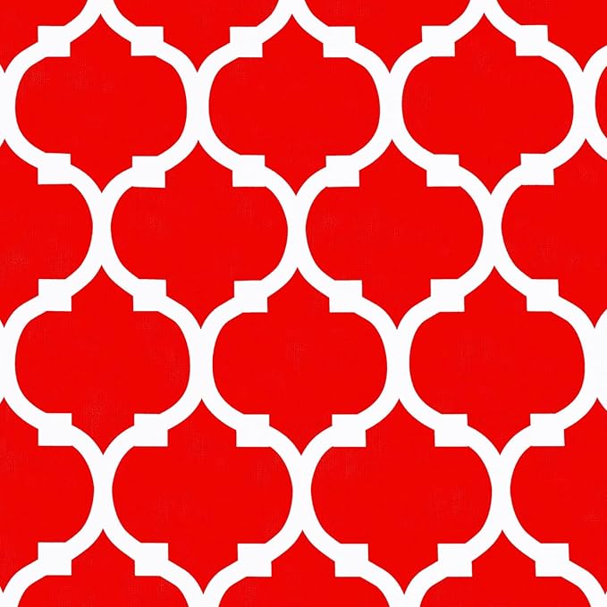 Smiry Rectangle Picnic Table Cover, Waterproof Elastic Fitted Camping Tablecloths for 4 Foot Tables, Wipeable Flannel Backed Vinyl Tablecloth Protector for Indoor, Outdoor (Red, 24x48 Inches)