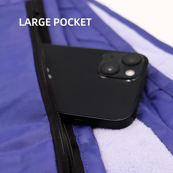 Outdoor Waterproof Blanket, Foldable Fleece Stadium Blanket for Outdoor Sports Event, Camping, Concerts, Car, Pet, Picnics - Windproof, Wearable, Machine Washable 80" x 58"