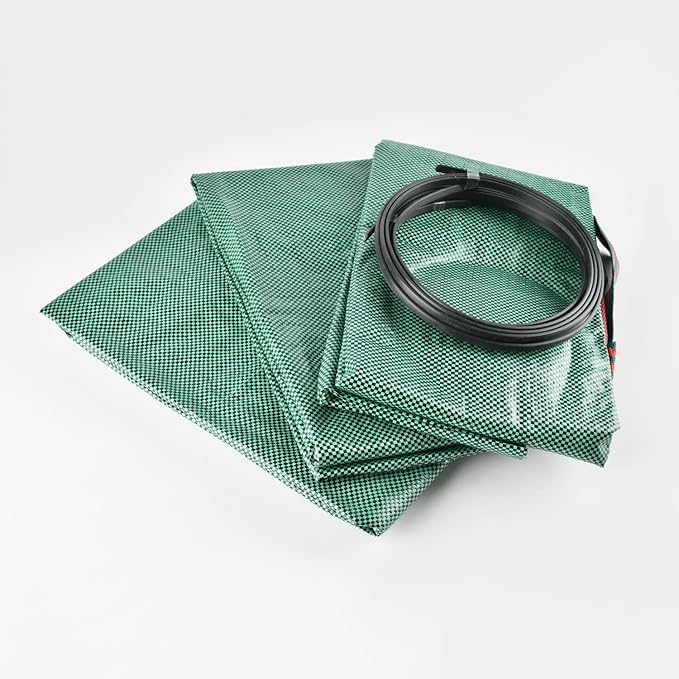 CAMPFIRE 3 Pack 72gallon Garden Waste Bags (H30, D26 Inches) With Handles, Heavy Duty Leaf Bags, Reusable Lawn Garden Bags And Yard Waste Bags, Suitable For Leaf Collectors