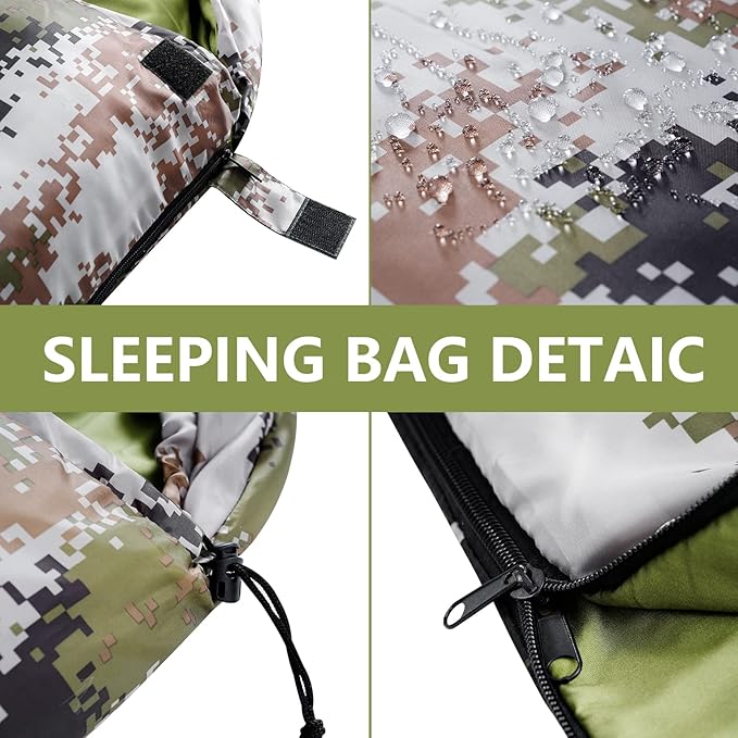 Sleeping Bags for Adults,Kids & Girls-Warm & Cold Weather Lightweight Waterproof Sleeping Bag Backpack with Compact Bag,Great for 3-4 Seasons Hiking,Camping and Outdoor