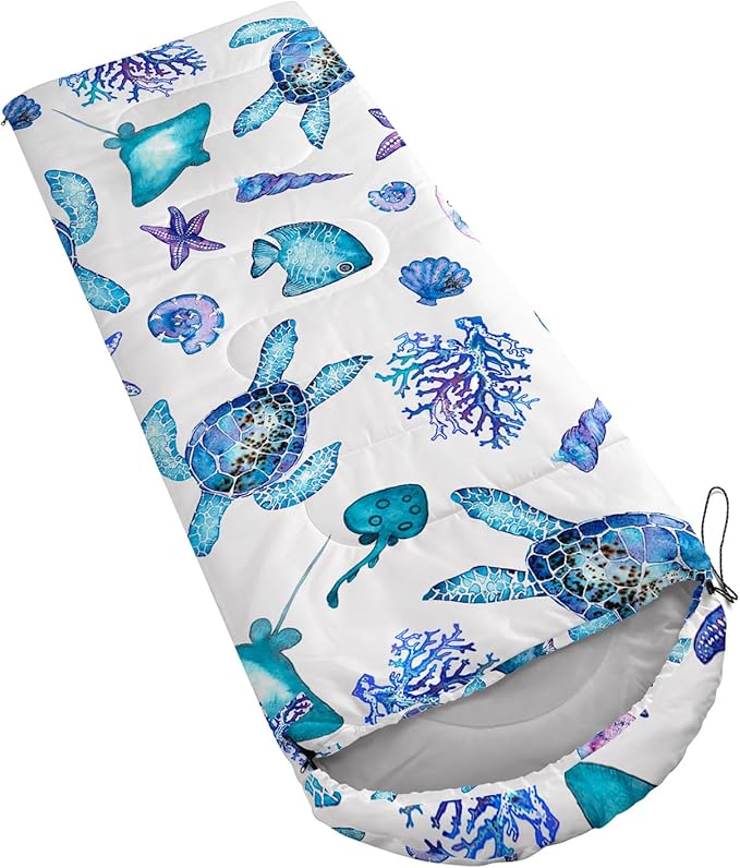 QOOMO Camping Sleeping Bags,3 Season Warm & Cool Weather,Lightweight,Waterproof Sleeping Bags for Adults & Kids,Traveling,and Outdoors,Camping Gear Equipment