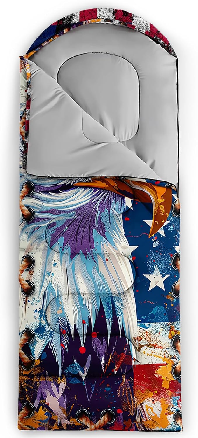 Print sleeping bag,sleeping bags,Outdoor Camping Sleeping Bag,Suitable For Children Boys And Girls Portable,Waterproof,Compact And Lightweight,Great For Outdoor Camping,Backpacking And Hiking