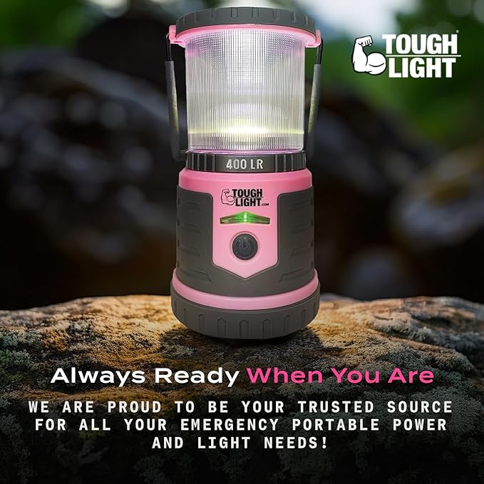USB Rechargeable Camping Lantern, 400 Lumens LED Lantern, Hanging Tent Lamp, 6000mAh Power Bank, 200 Hour, 6 Modes, for Outdoors & Emergency